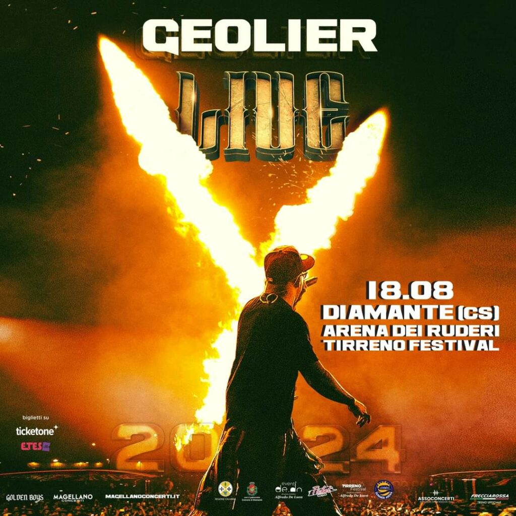 GEOLIER LIVE A DIAMANTE IL 18 AGOSTO 2024