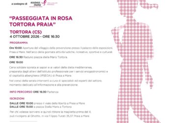 Passeggiata in Rosa Tortora-Praia, il 4 ottobre la 9ª edizione tra prevenzione, screening e raccolta fondi